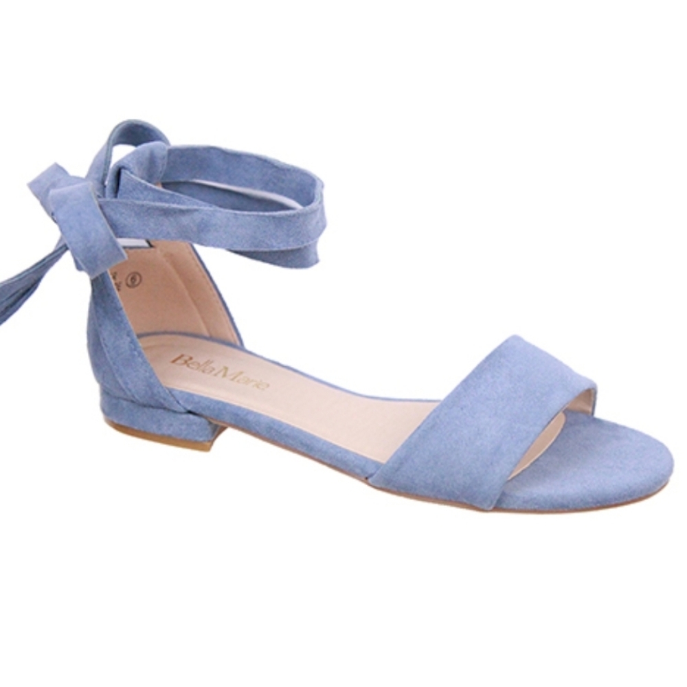 Bella Marie blue sandals NWT